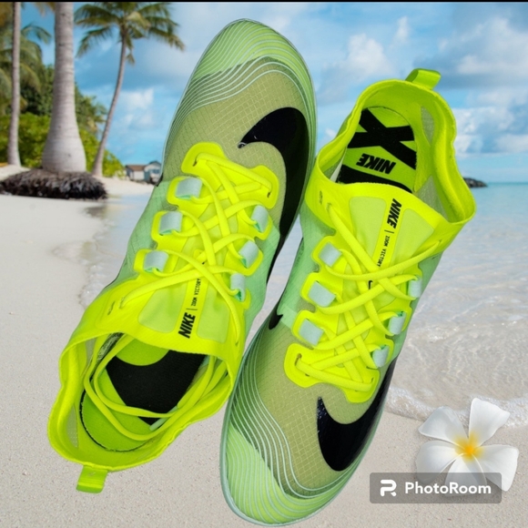 NEW Nike Zoom Victory XC Vaporweave Waffle 5 Volt Mint Foam Running Shoes Size 6 - Picture 4 of 12